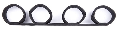 Barre avec Menottes Spreader Nylon noir – Image 3