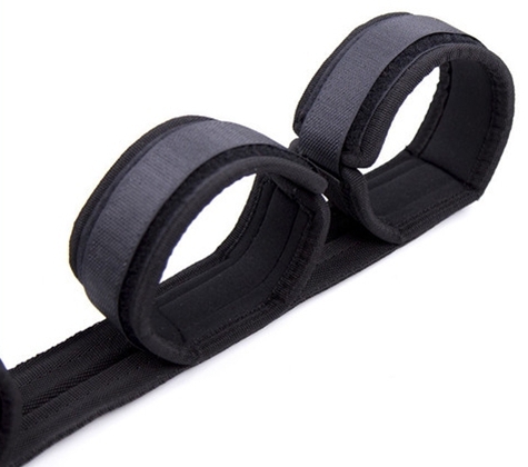 Barre avec Menottes Spreader Nylon noir – Image 4