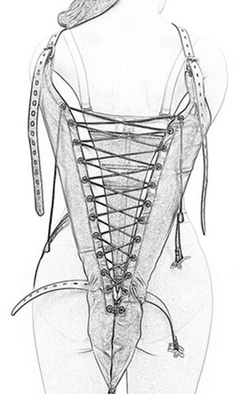 Camisole Strict Leather Fastens – Image 4