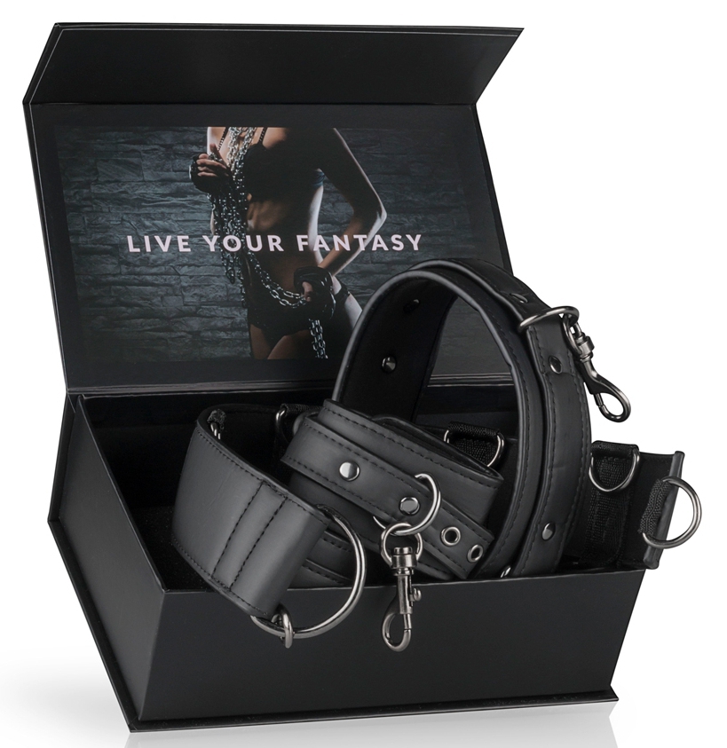 Collier et menottes Restraint Set Simili – Image 9