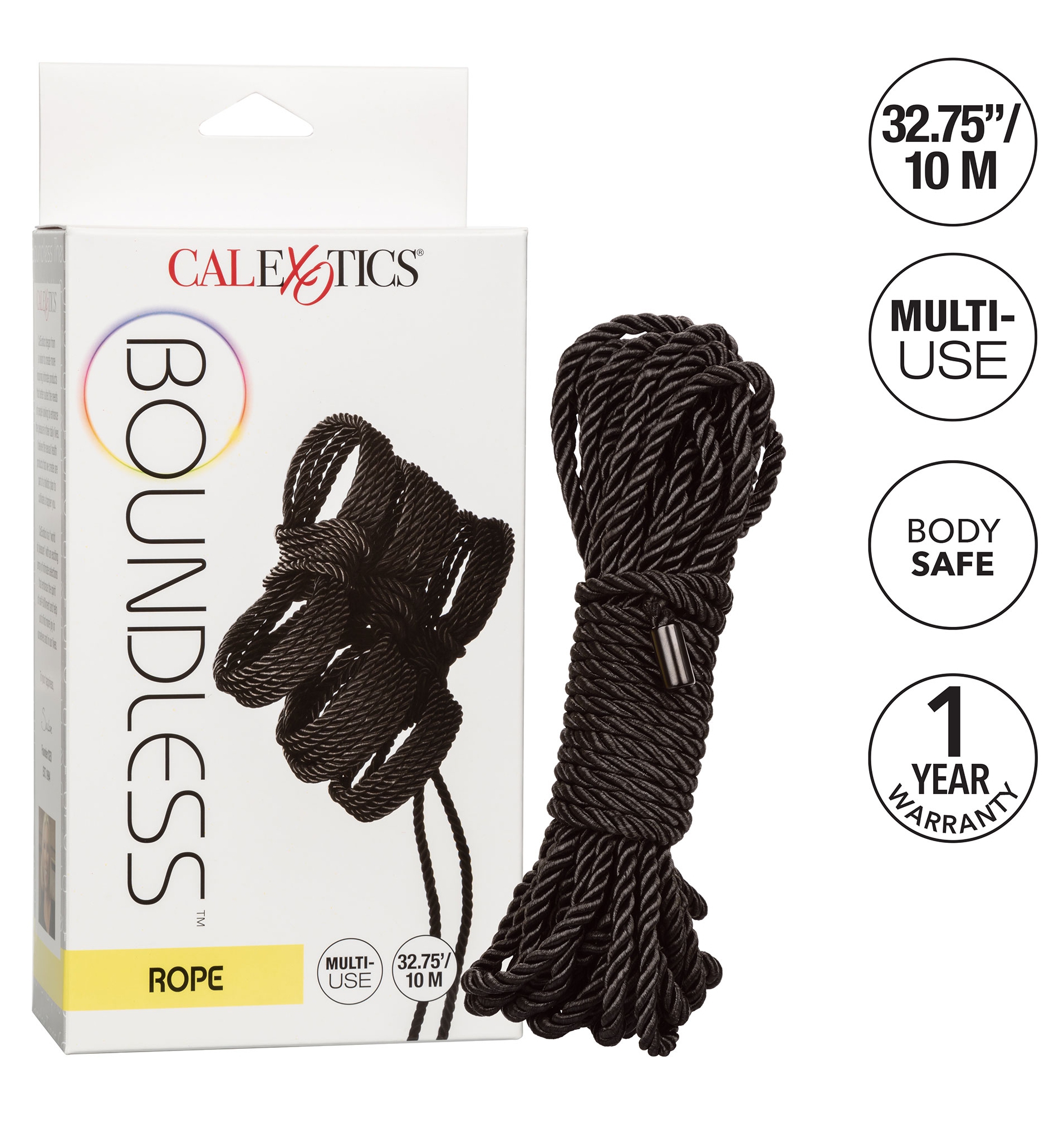 Corde de bondage Boundless 10m Noire – Image 5