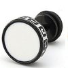Clou d'oreille FLAT ETHNIC Noir-Blanc
