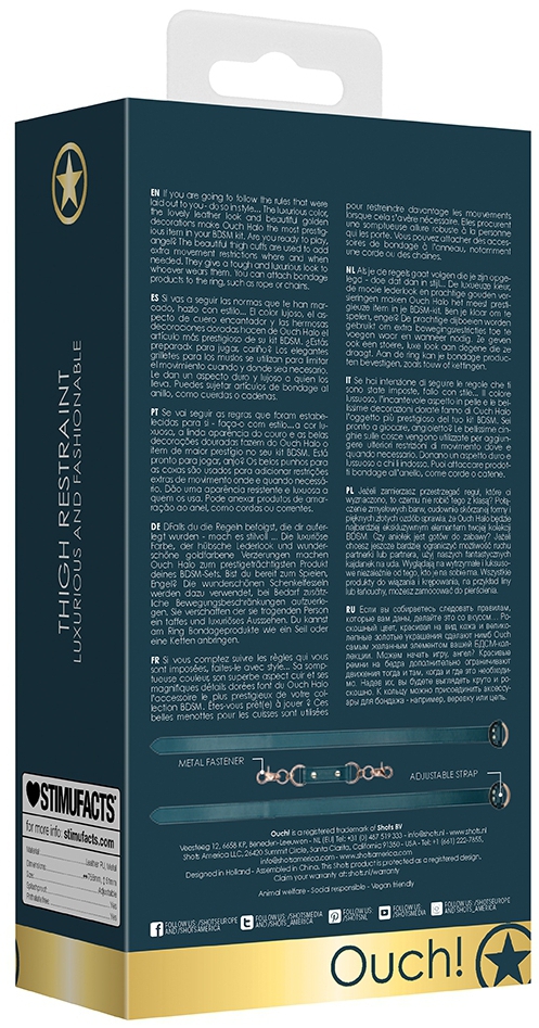 Liens pour les cuisses Thigh Luxy Bleu – Image 6