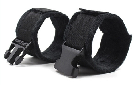 Menottes de chevilles Buckle Noir – Image 2